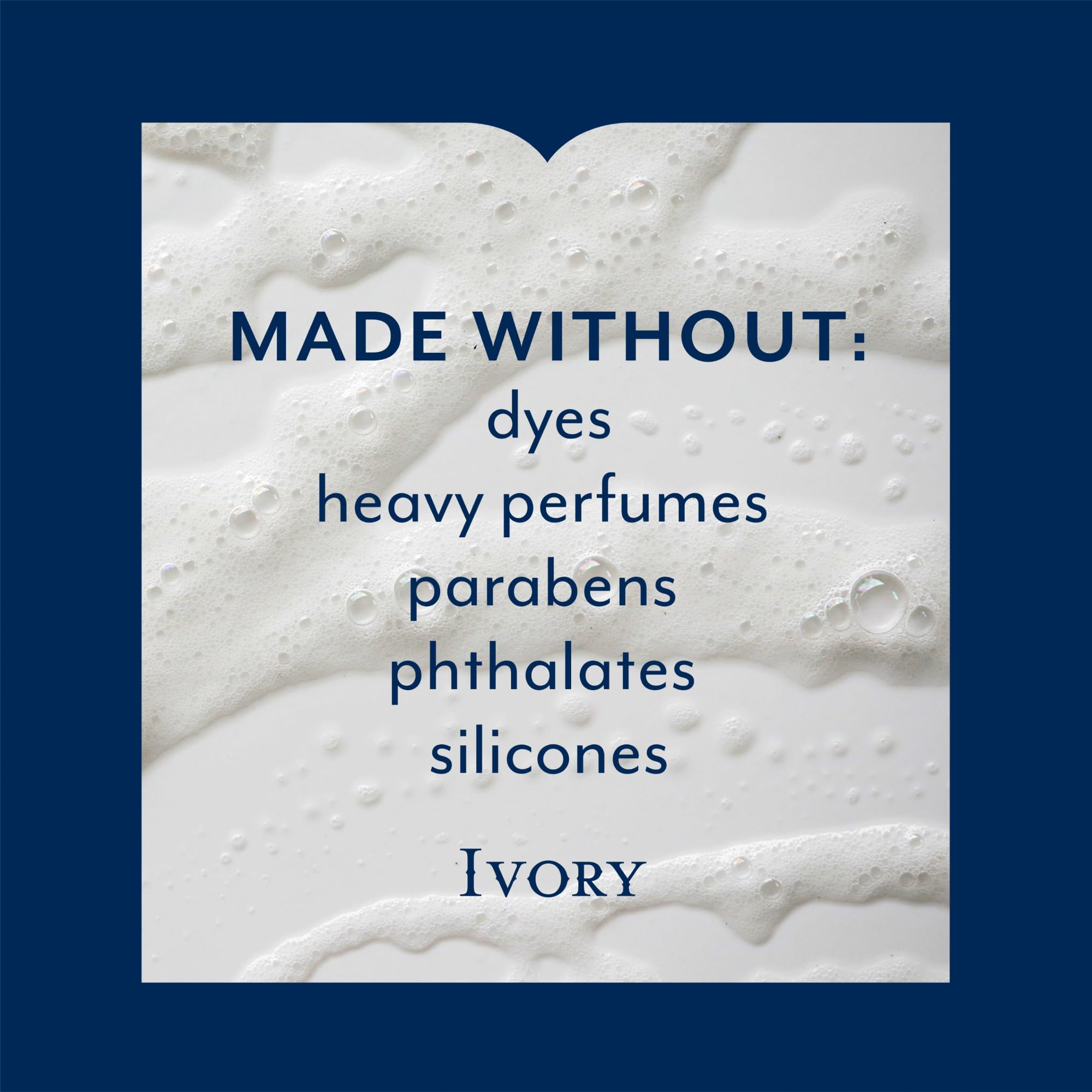 Espuma rica de Ivory Original para una experiencia de baño agradable