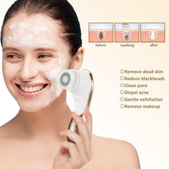 IWEEL cabeza silicona para higiene suave y hipoalergénica