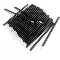 Jaasuee brochas delineador descartables 100 piezas, precisión suave para delinear ojos.