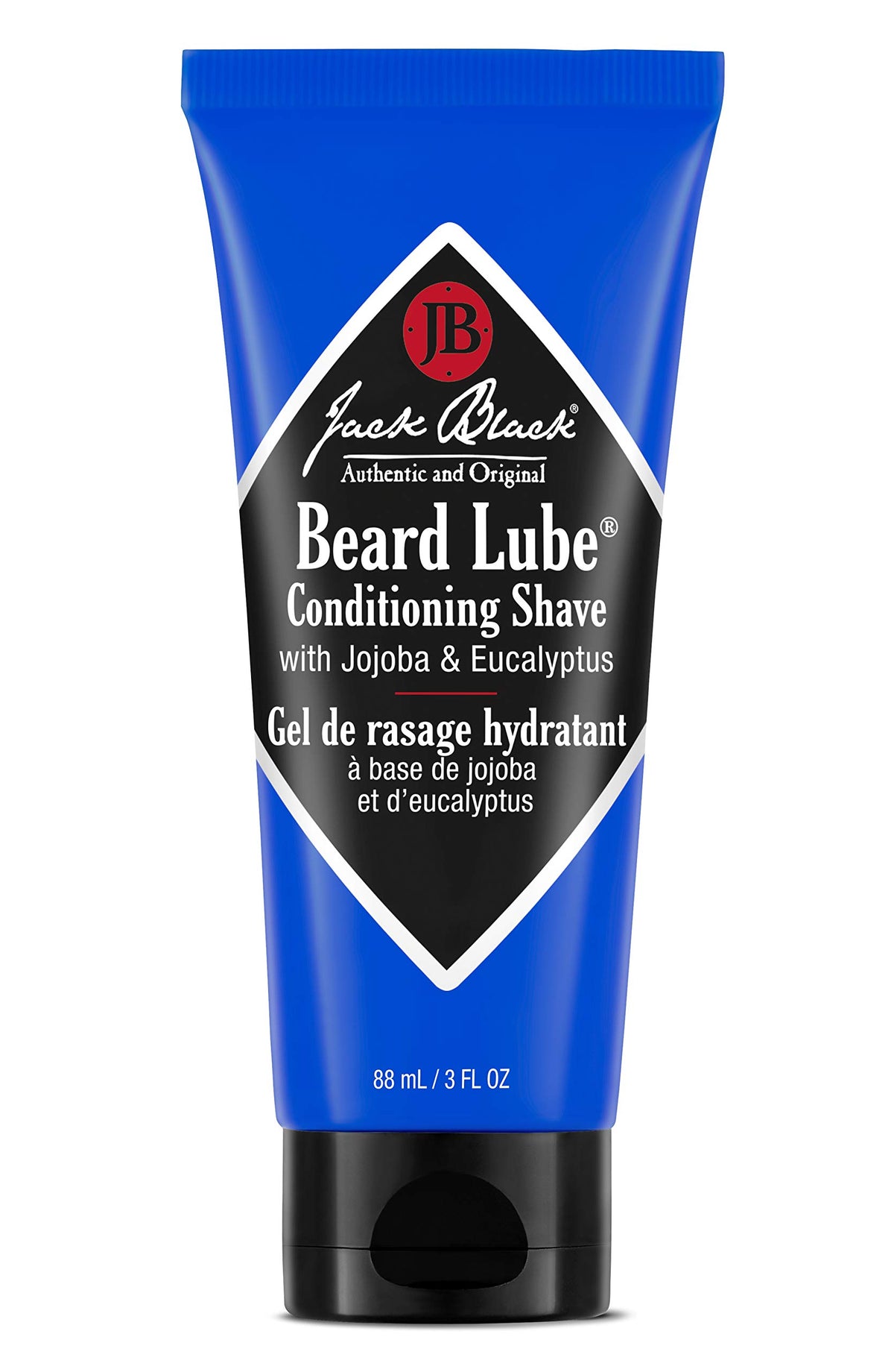 Jack Black Beard Lube: botella suaviza la barba para un afeitado cómodo y fresco.