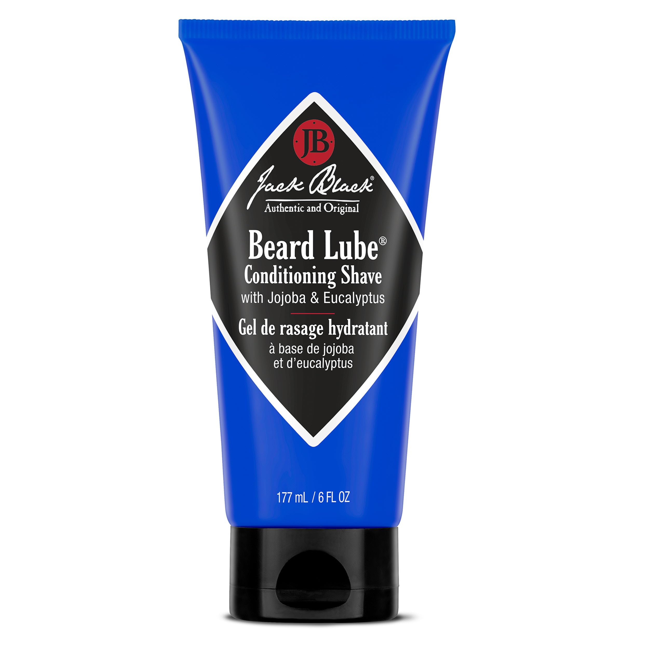 Jack Black Beard Lube Conditioning Shave: botella frontal para un afeitado suave y cómodo