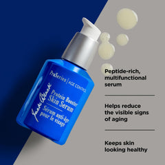 Jack Black Protein Booster Serum suaviza la expresión para una piel más relajada