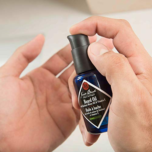 Textura de absorción rápida del aceite para barba Jack Black.