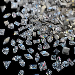 Jaliya piedras zircon 2-3mm para uñas, fácil aplicación y acabado brillante.