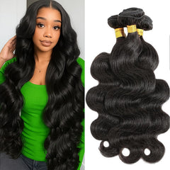Jaliyah bundles con cabello onda cuerpo 18 pulgadas para aspecto natural diario