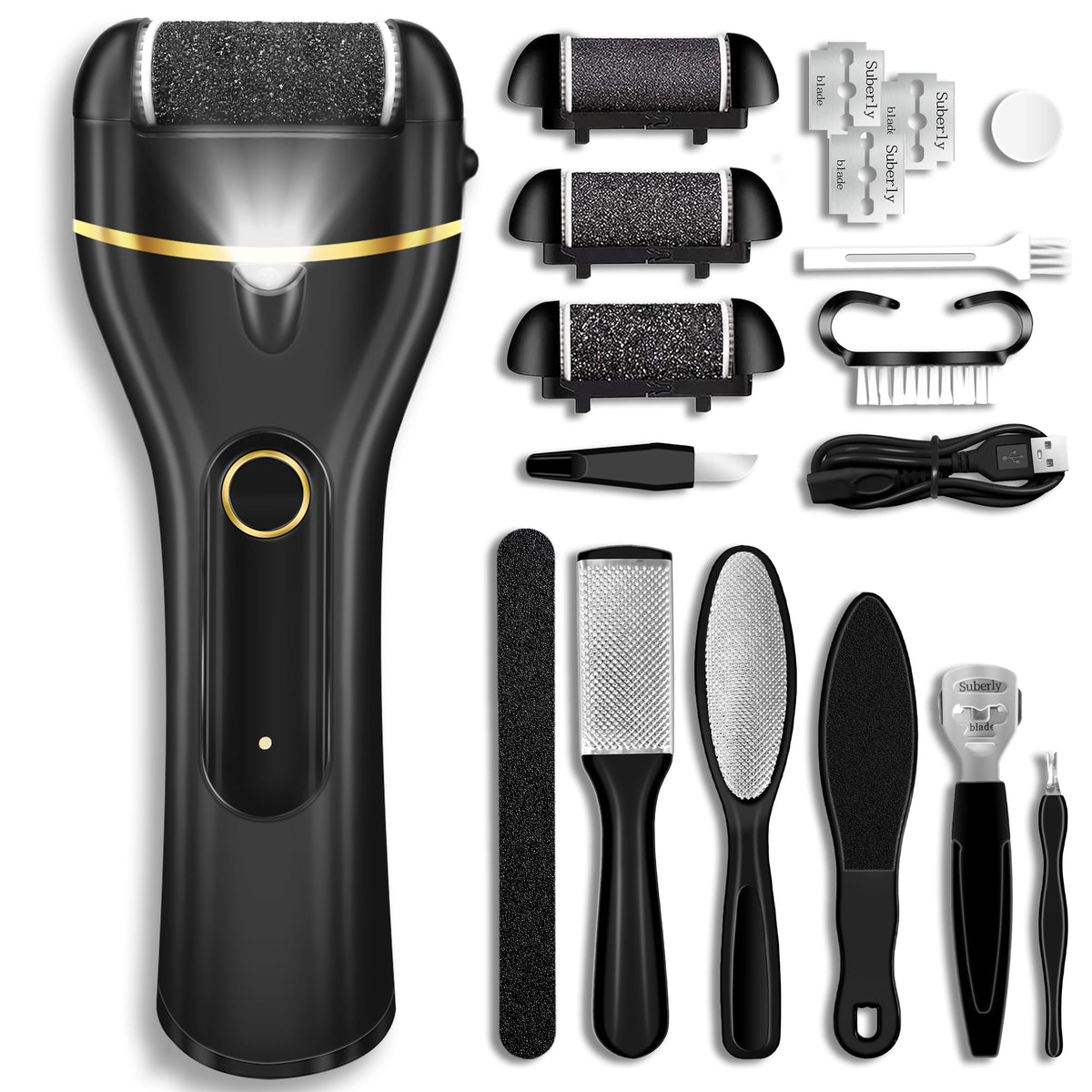 Jamestry removedor de callos para pies, kit completo para cuidado en casa