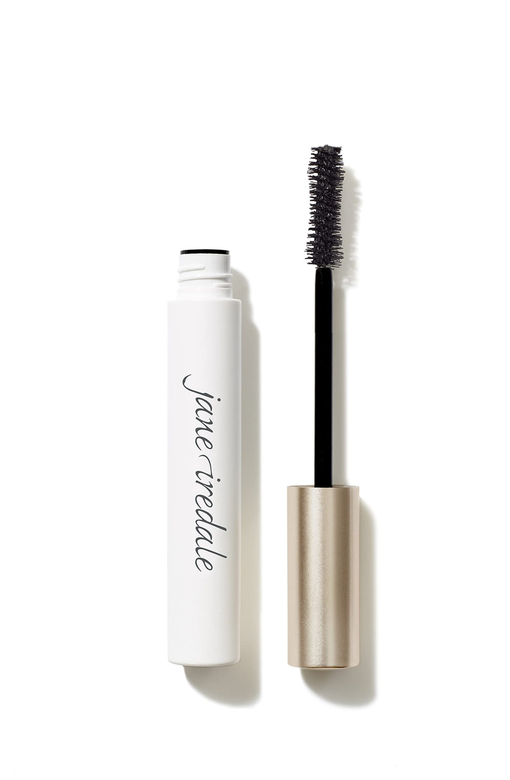 Aplicador en forma de reloj de arena de jane iredale Beyond Lash facilita la separación de pestañas.