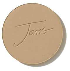 Jane Iredale PurePressed Base Refill Latte en compacto; acabado suave y mate.