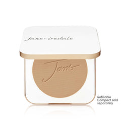 Jane Iredale PurePressed Base Refill Latte; protección SPF para el rostro.
