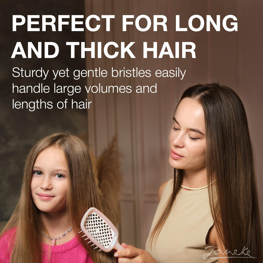 Janeke Superbrush ideal para cabello rizado y grueso, control y suavidad.