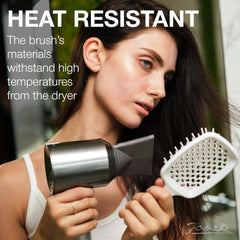 Janeke Superbrush résistant à la chaleur, usage sécurisé avec le sèche-cheveux