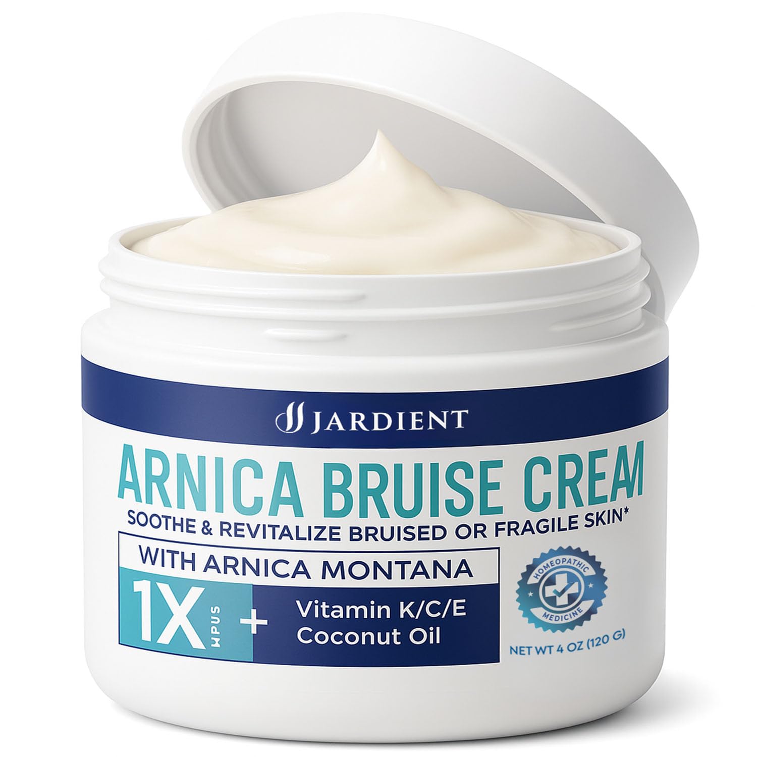 Jardient Arnica Crema para hematomas en rostro, ayuda a tono uniforme con sensación suave