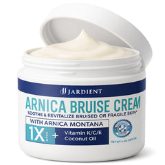 Jardient Arnica Crema para hematomas en rostro, ayuda a tono uniforme con sensación suave