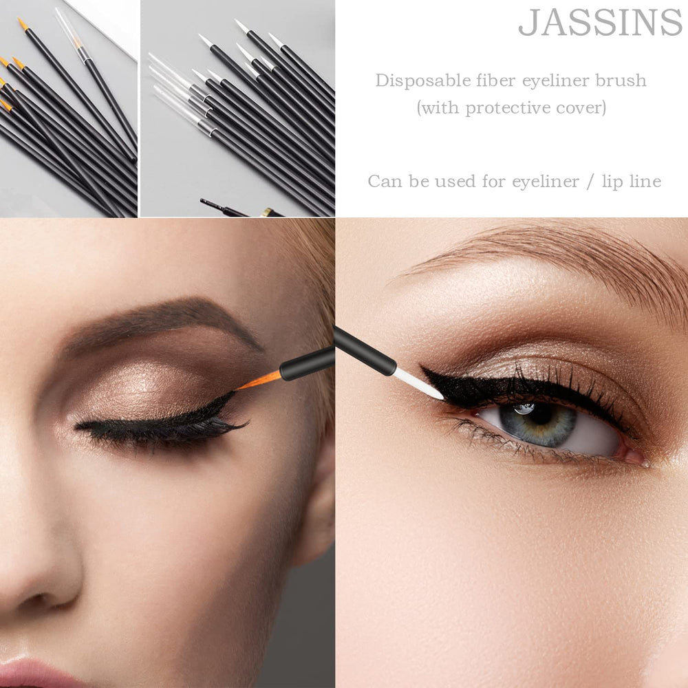 JASSINS aplicadores para cejas desechables, fáciles de usar en retoques rápidos.