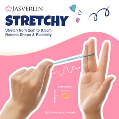 JASVERLIN bandas elásticas para cabello infantes, duraderas y suaves.