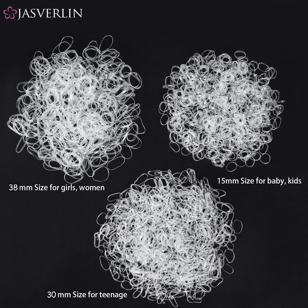 JASVERLIN, elásticos sin dolor que deslizan sin tirar del cabello.