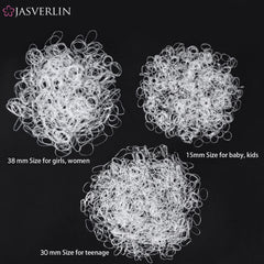 JASVERLIN, elásticos sin dolor que deslizan sin tirar del cabello.