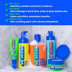 JB SKRUB bruma corporal cítrica, desodorante natural para fresco durante todo el día.