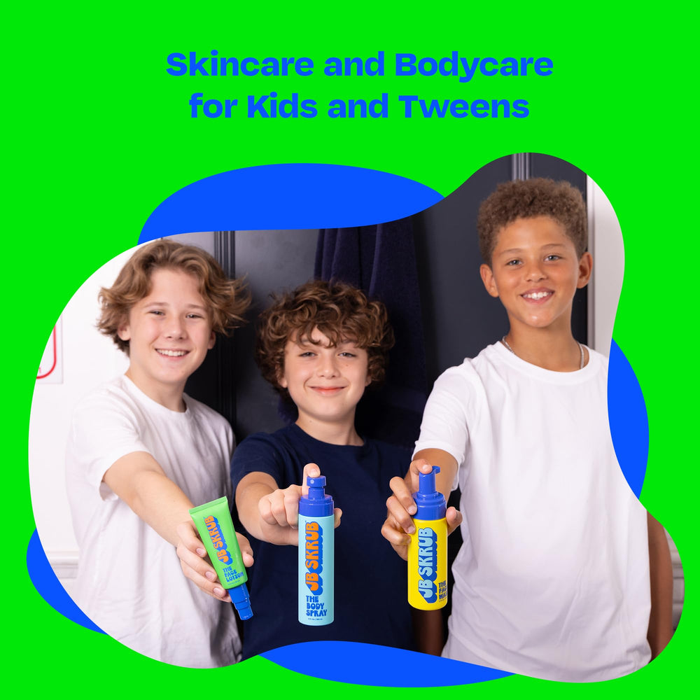 JB SKRUB bruma corporal hidratante, aroma cítrico y frescura duradera.