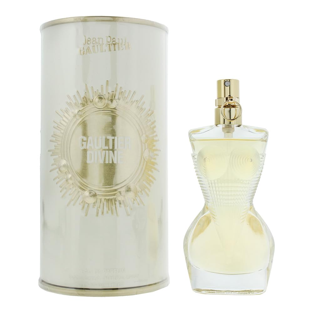Jean Paul Gaultier Divine EDP 30ml: botella en primer plano, ideal para salidas nocturnas y estilo sofisticado.