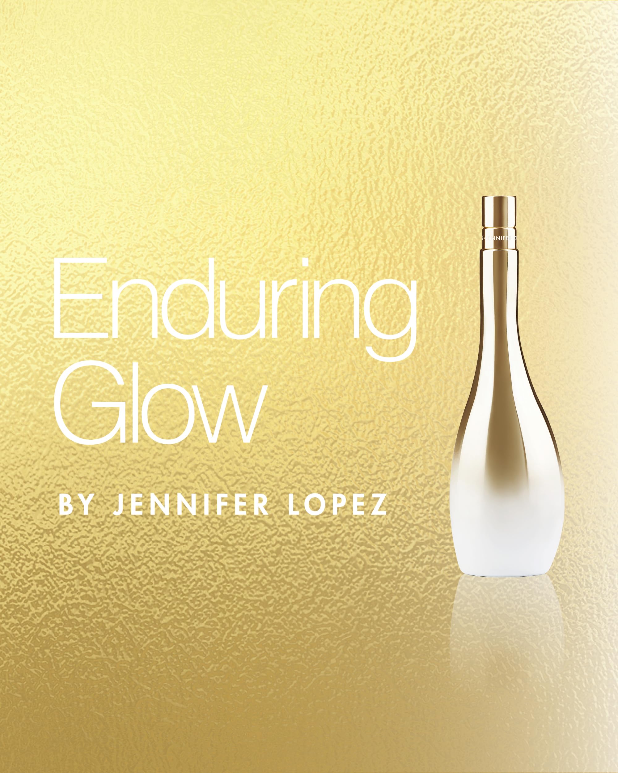 Jennifer Lopez Enduring Glow, envase caja: presentación elegante para regalo.