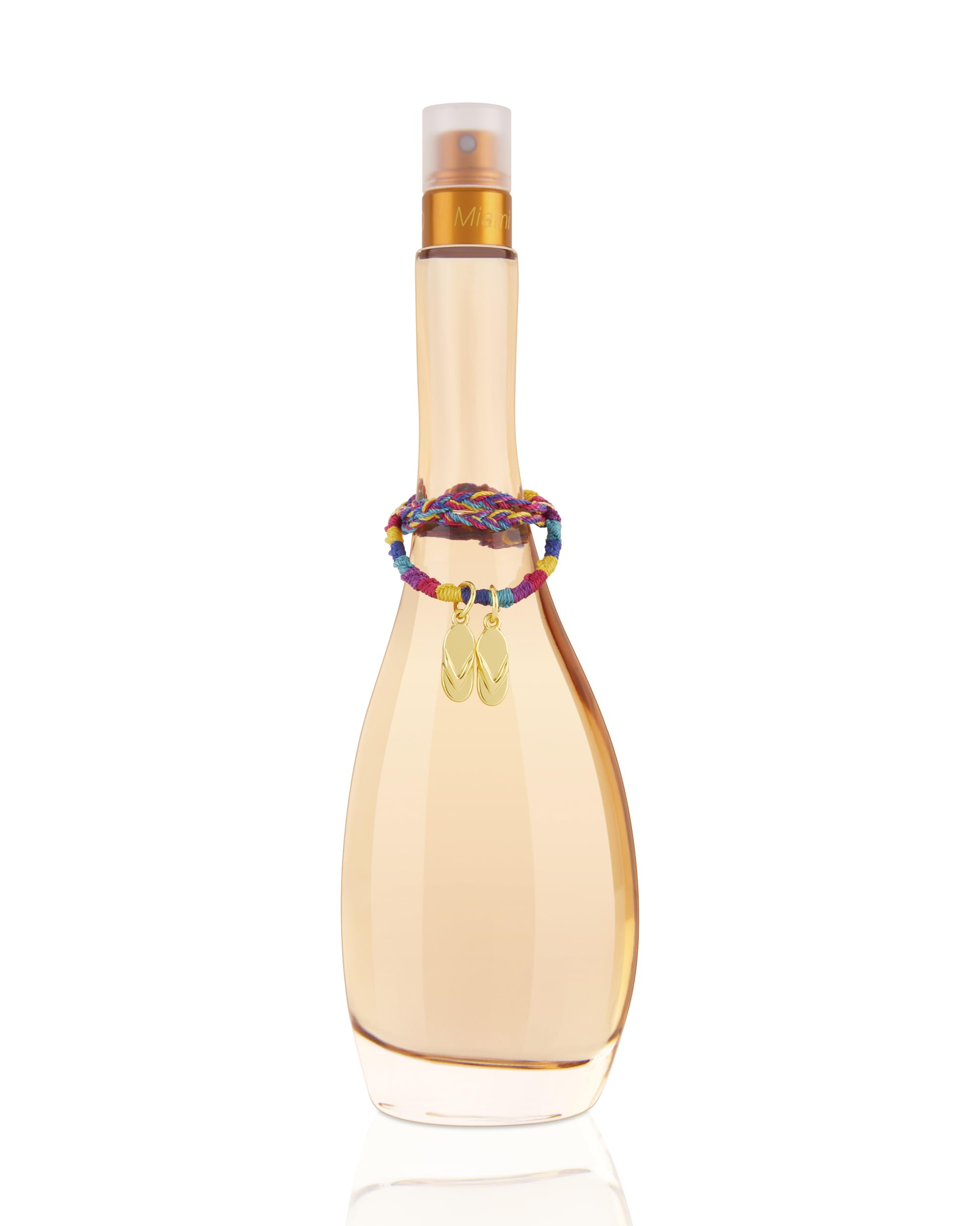 Perfume Jennifer Lopez Miami Glow en primer plano, ideal para uso diario casual.