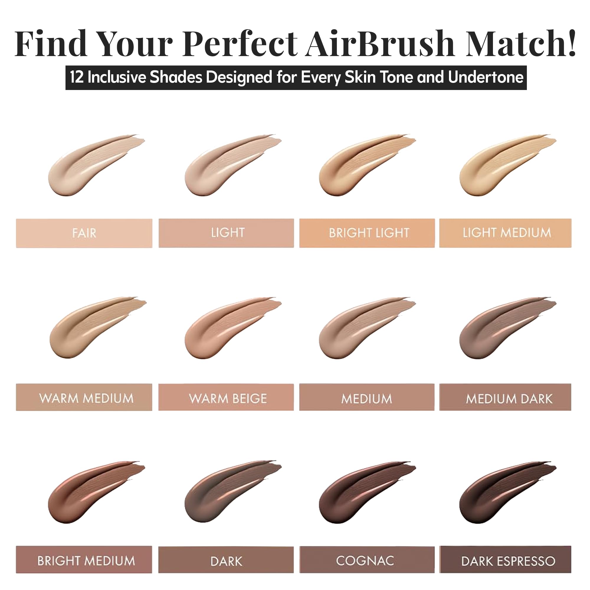Jerome Alexander MagicMinerals AirBrush Foundation textura ligera para sensación de piel sin peso.