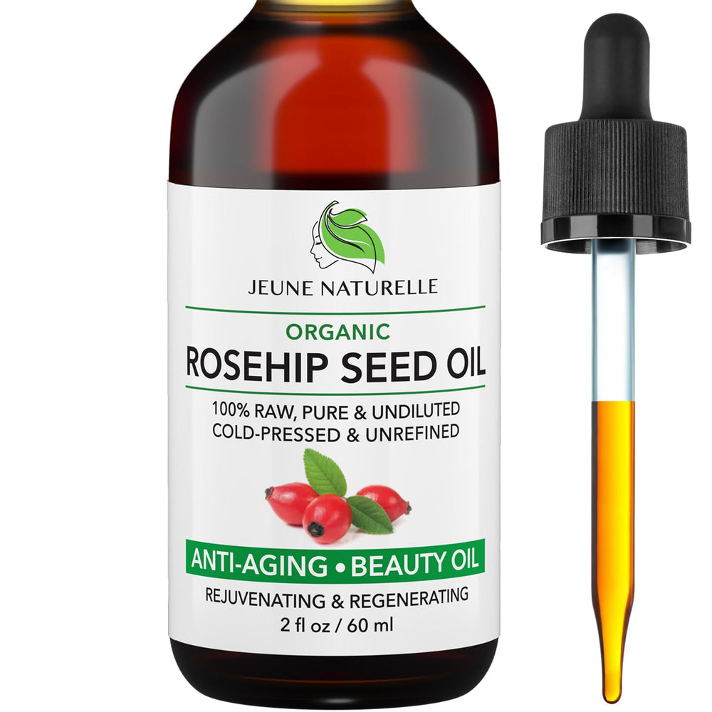 Jeune Naturelle Aceite de Rosa Mosqueta, botella pura para piel nutrida.