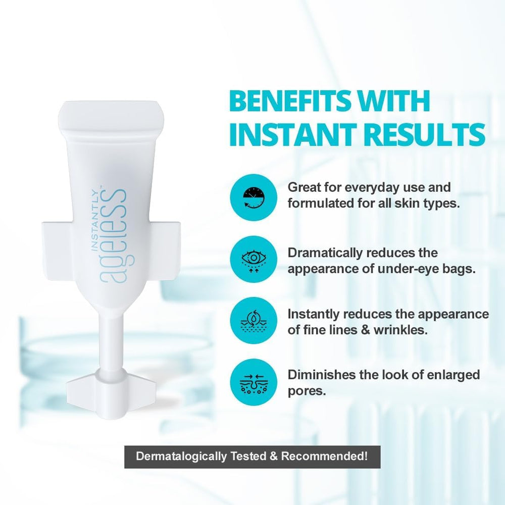 Jeunesse Instantly Ageless – soins visage et cou, routine tout-en-un pratique.
