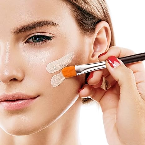 JEZTDKLE cepillo maquillaje multifunción para aplicación uniforme.