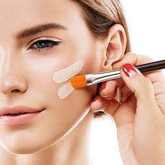 JEZTDKLE cepillo maquillaje multifunción para aplicación uniforme.