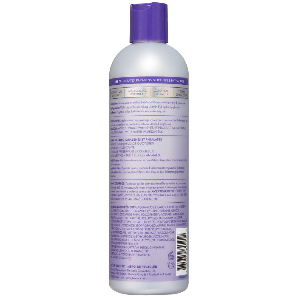 Jhirmack kit champú plata, conjunto completo para cuidado diario.