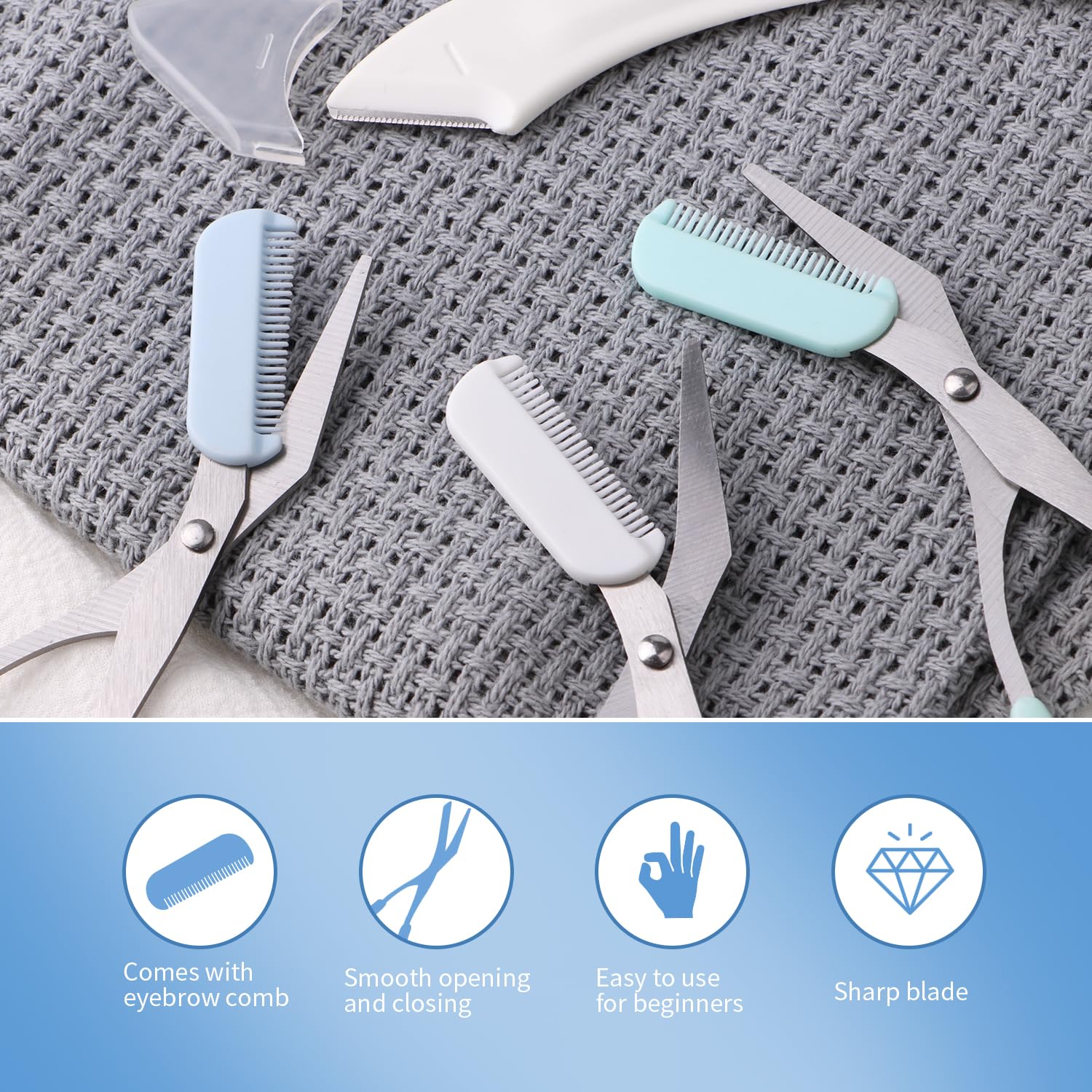 JIAKAI kit cejas 3 piezas para un arreglo completo.