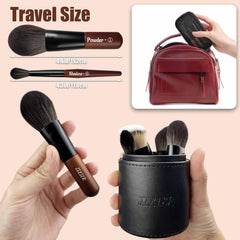 Brochas JILIER para ojos, sombras y delineado, precisión en cada trazo.