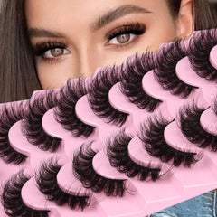 Pestañas JIMIRE D curva 20mm para un look intenso y suave.