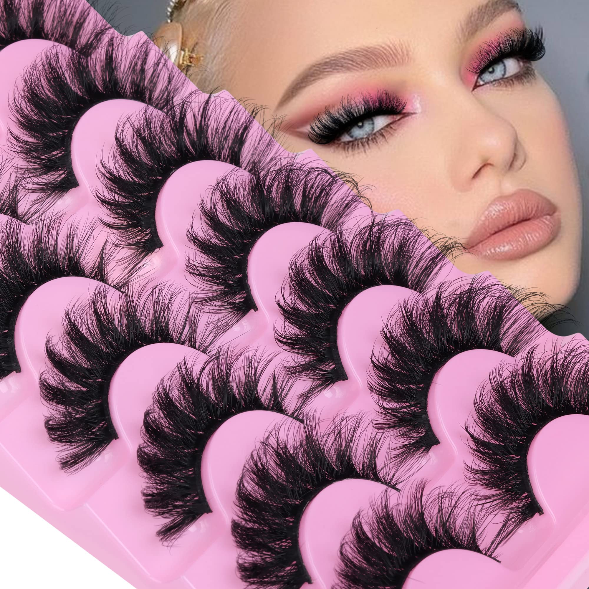Pestañas JIMIRE visón sintético 20mm con curva D para un look dramático