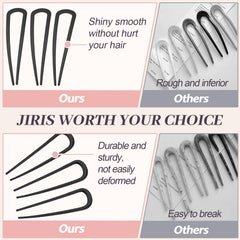 JIRIS pin U Frances negro uso diario: accesorio de moda práctico