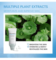 Hidratación suave de JISKG Centella Sunscreen, sensación fresca durante el día.