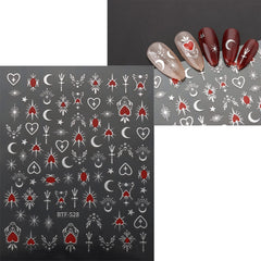 JMEOWIO arte de uñas Luna Estrella, diseño detallado para un estilo único.