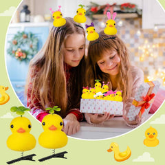 Pinzas JMZYJZH pato amarillo con accesorio 3 añade un toque lúdico para looks diarios