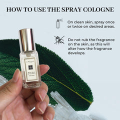 Jo Malone deluxe sample packaging showing 9 ml size with credit toward full bottle