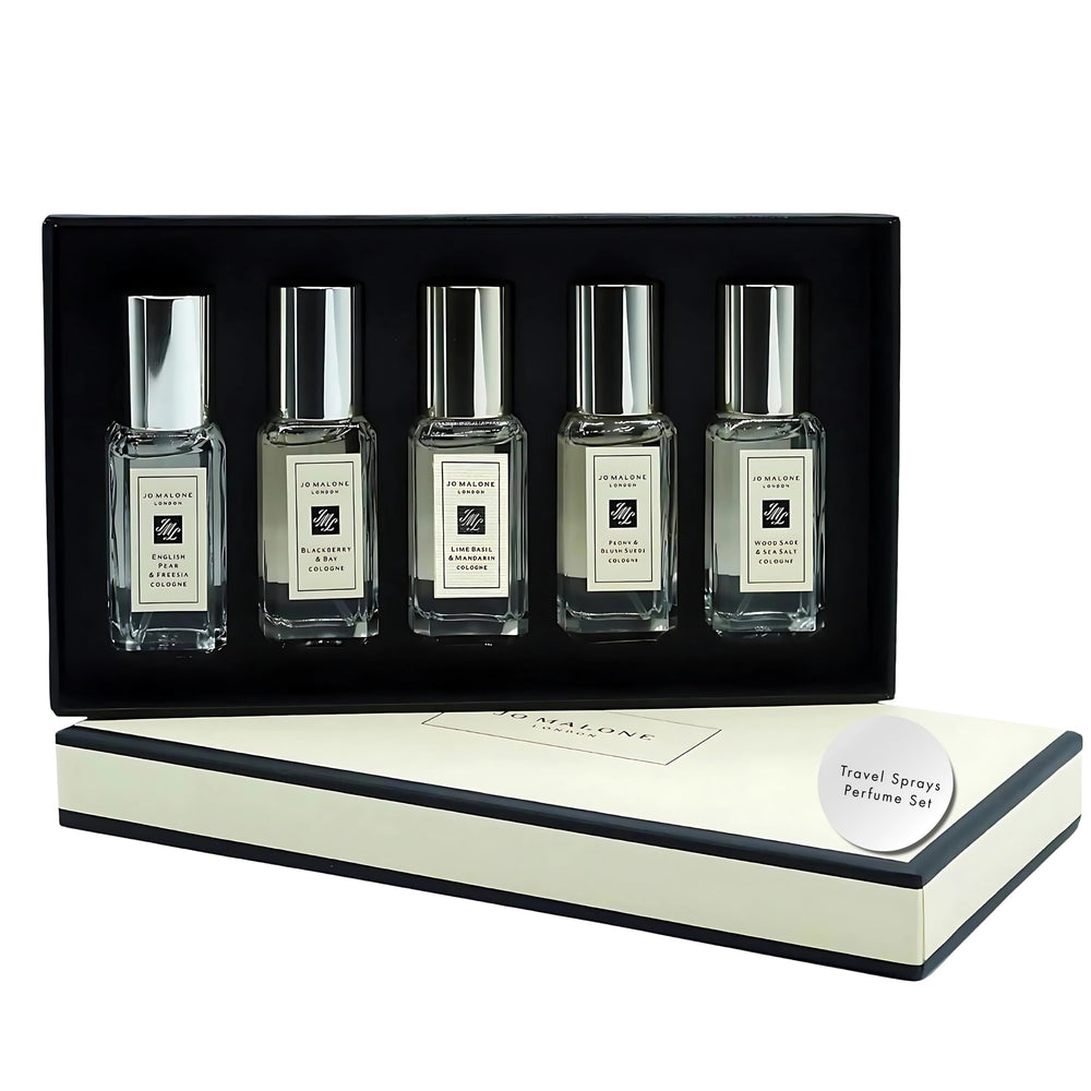 Jo Malone mini fragancias pera inglesa y fresia, ideal para viaje diario.