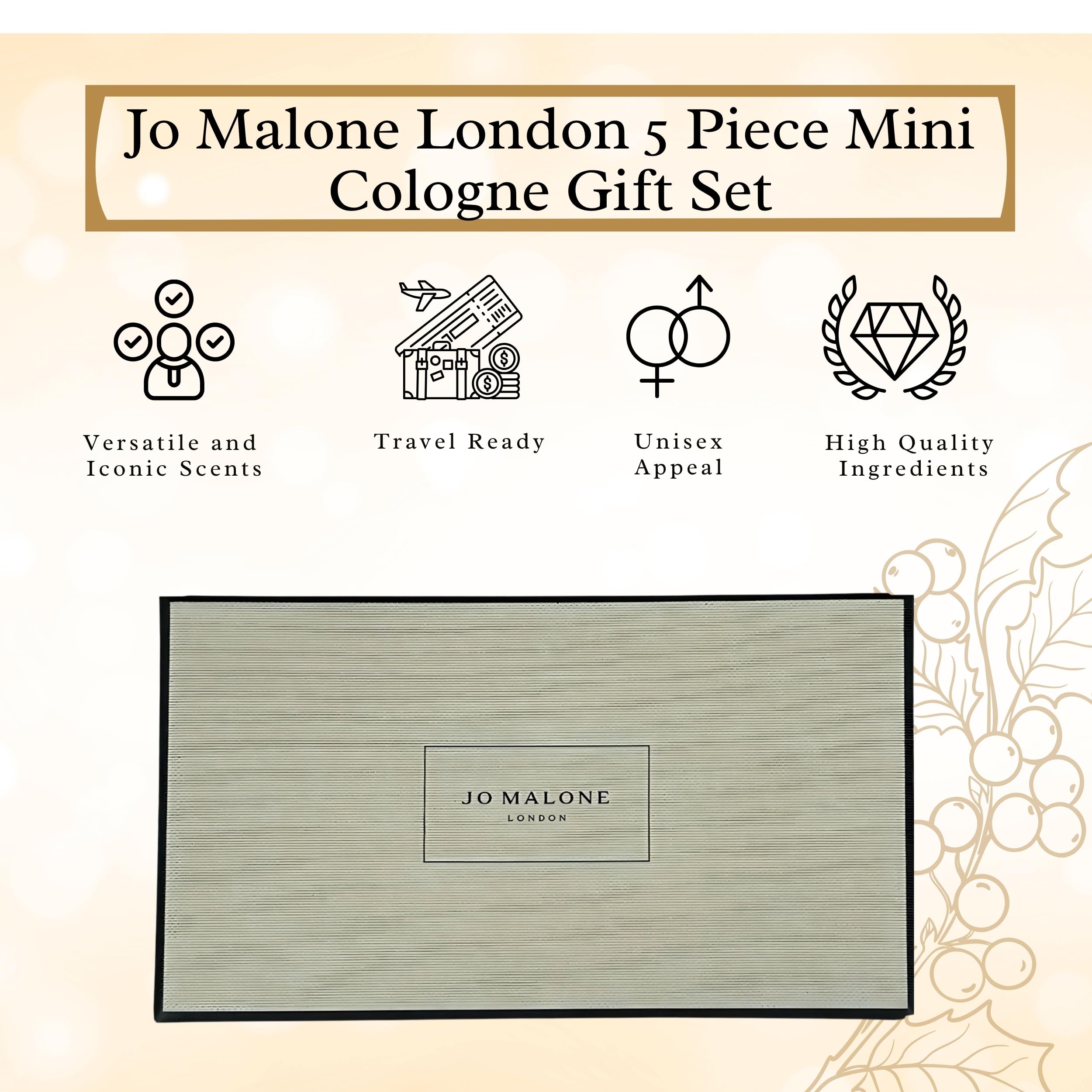 Jo Malone mini fragancias salvia de madera y sal marina, perfecto para uso cotidiano.