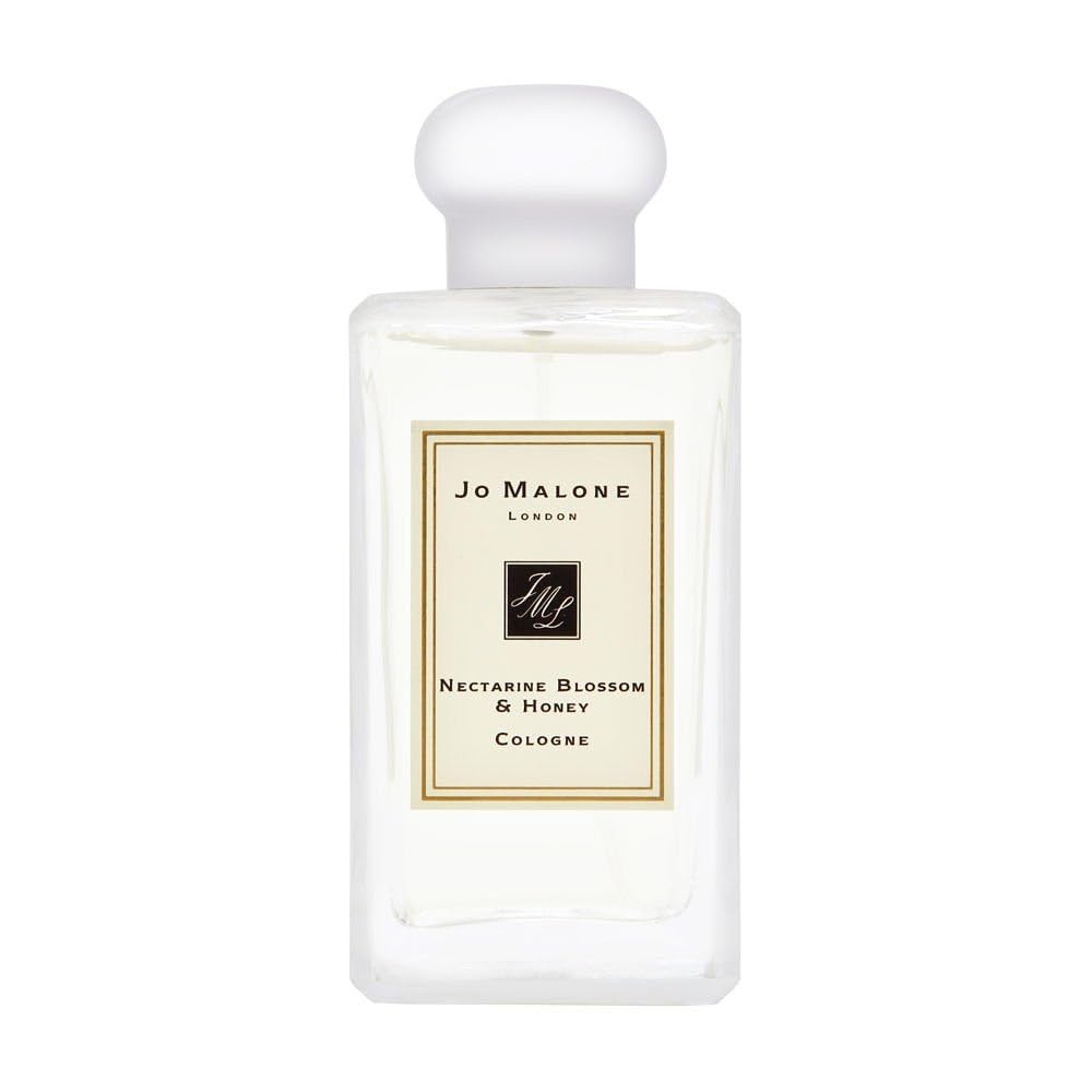 Tapa de Jo Malone Nectarina en Flor y Miel, diseño sofisticado.