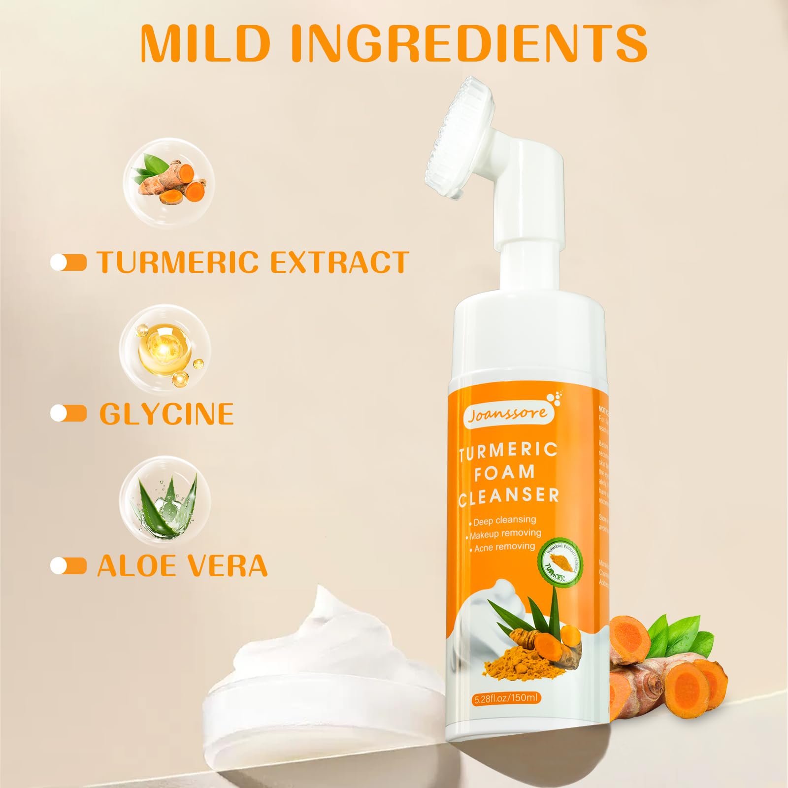 Joanssore curcuma extracto ayuda a mantener la piel nutrida.