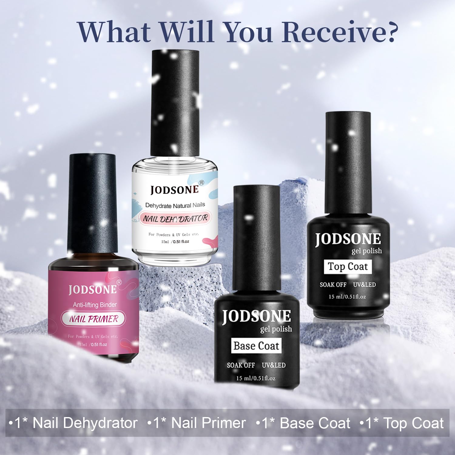 JODSONE primer de uñas para una base suave y duradera