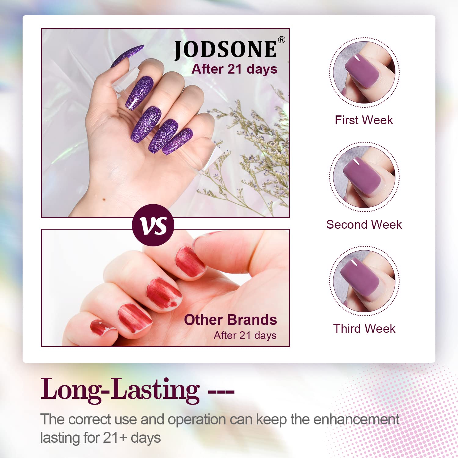 JODSONE acabado mate y brillo para looks versátiles