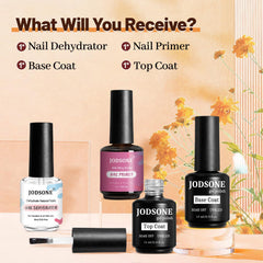 JODSONE primer para uñas de 15 ml, mejora la adhesión y uniformidad.