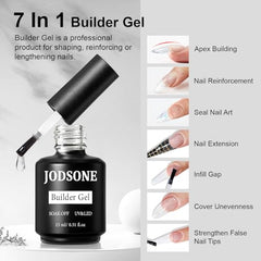 JODSTONE Capa superior en botella de 15 ml aporta brillo y sellado.