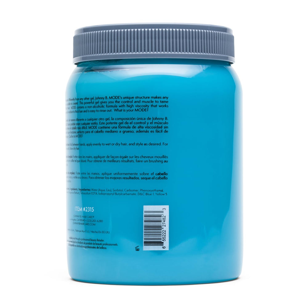 JOHNNY B. Mode gel-brillo-sutil aporta aspecto natural y definido.